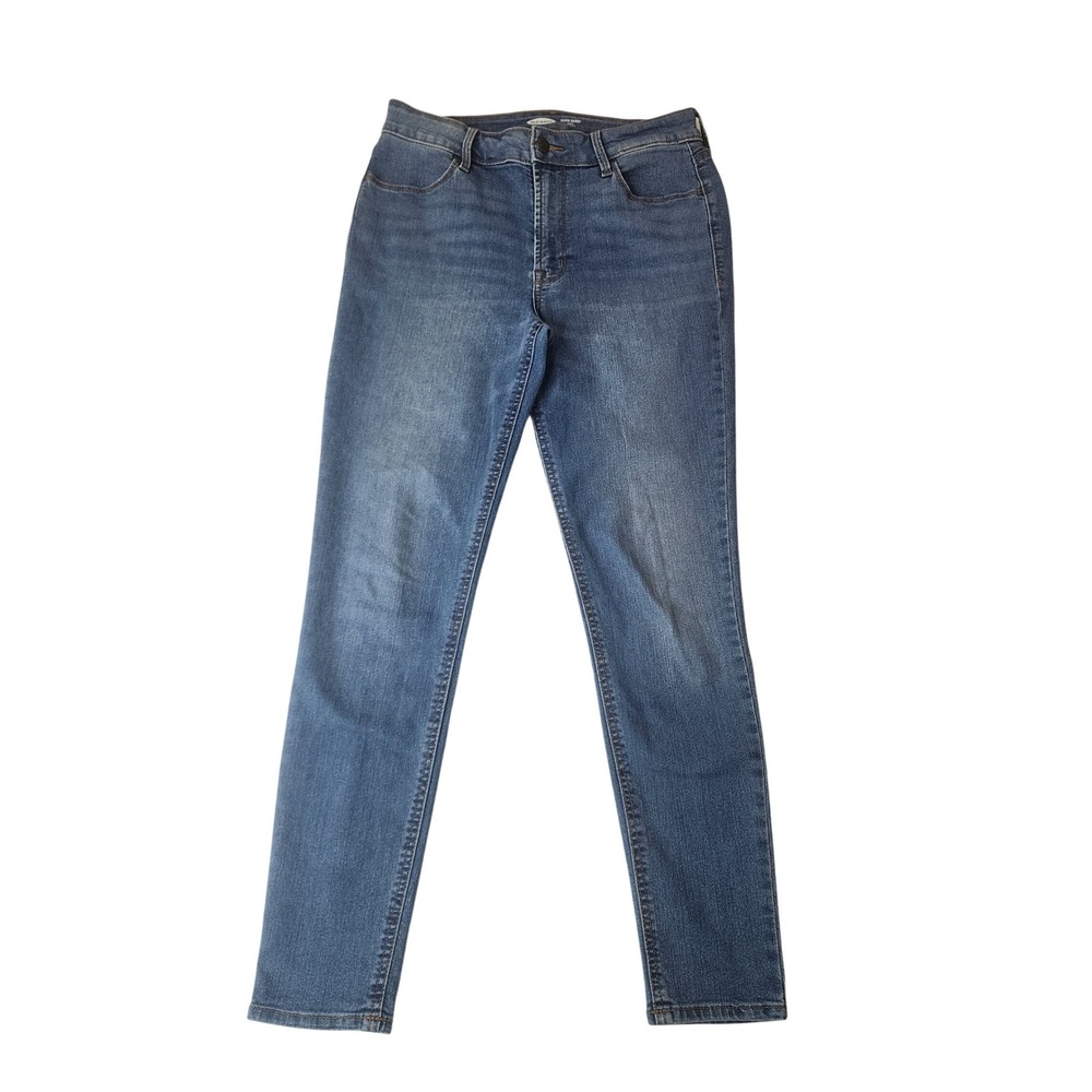 Old Navy Super Skinny Ankle Jeans 8 Blue High Rise Comfy Stretch Medium  Capsule